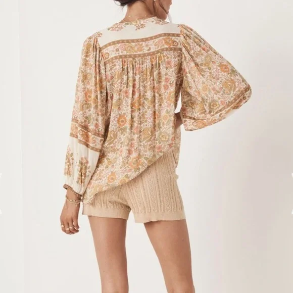 Spell Frenchie Rib Short in Champagne - Picture 3 of 9